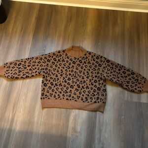 Leopard Print Sweater